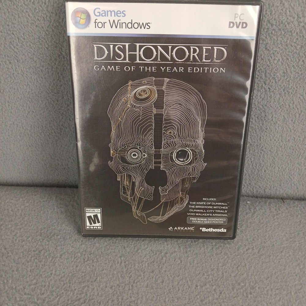 Dishonored Game of the Year Edition DVD PC Game For Windows GOTY - CIB